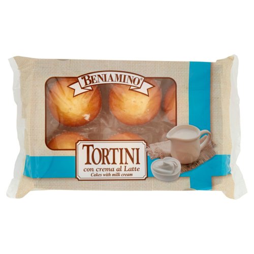 Beniamino Tortini con crema al Latte 6 x 41,7 g