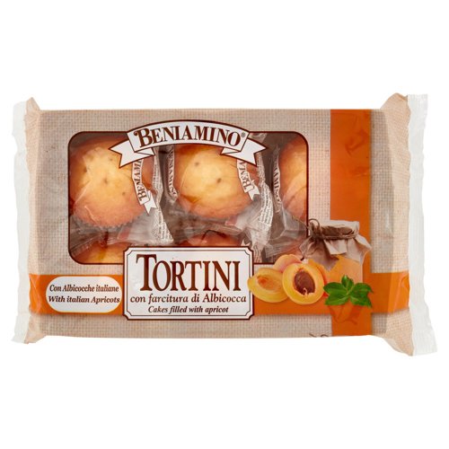 Beniamino Tortini con farcitura di Albicocca 6 x 41,7 g