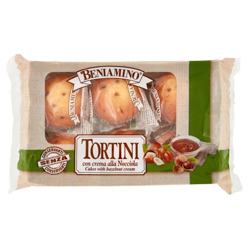 Beniamino Tortini con crema alla Nocciola 6 x 41,7 g