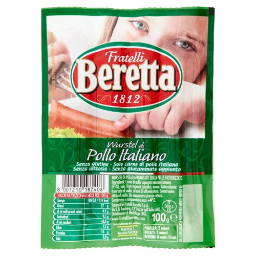 Fratelli Beretta Wurstel di Pollo Italiano 100 g