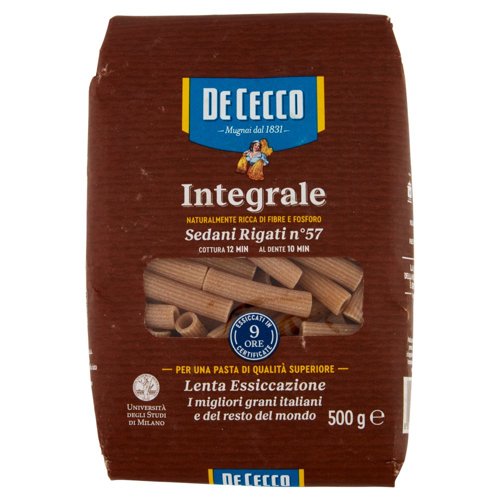 Dececco Integrale Sedani Rigati n°57 500 g