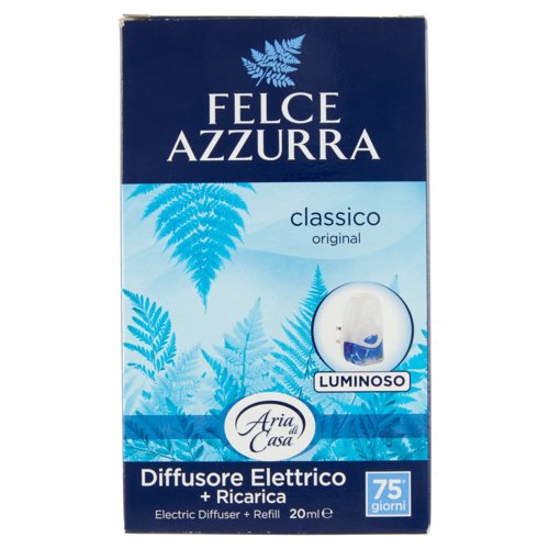 Felce Azzurra Aria di Casa Diffusore Elettrico + Ricarica classico 20 ml