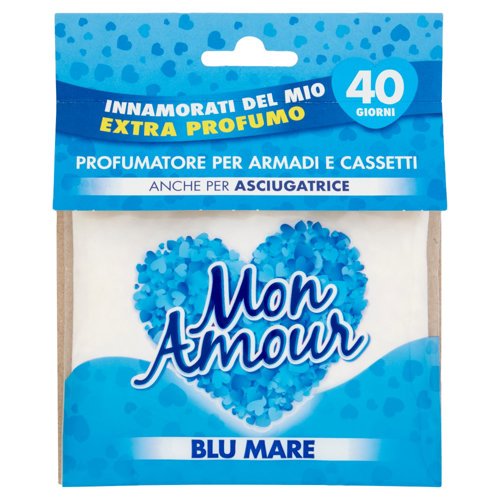 Mon Amour Profumatore per Armadi e Cassetti Blu Mare 12 g