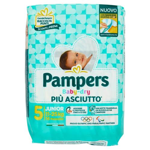 Pampers Baby-dry Junior 16 pz