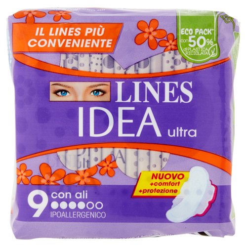 Lines Idea ultra con ali 9 pz