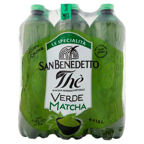 San Benedetto Thè Le Specialità Verde Matcha 6 x 1,5 L