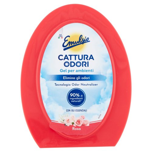 Emulsio Cattura Odori Gel per ambienti Rosa 150 g