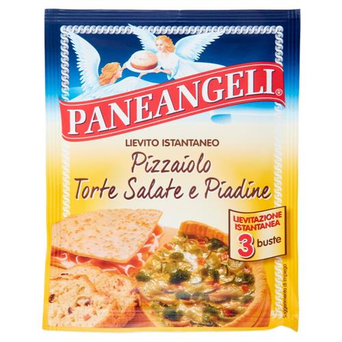 PANEANGELI Lievito Istantaneo Pizzaiolo Torte Salate e Piadine 3 x 15 g