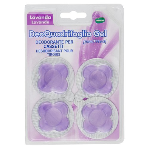 Relevi Linea Fresh DeoQuadrifoglio Gel Lavanda 4 pz