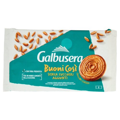 Galbusera BuoniCosì Senza Zuccheri Aggiunti Frollino Classico 6 x 55 g