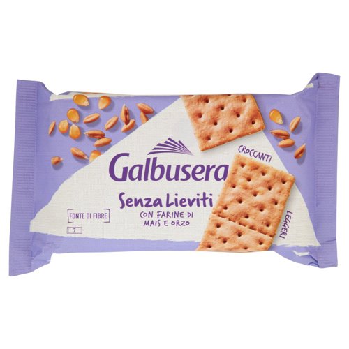 Galbusera Senza Lieviti Cracker con Farine di Mais e Orzo 7 x 42,8 g