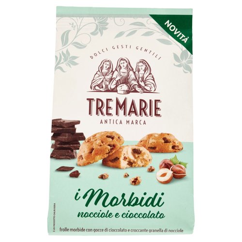 Tre Marie i Morbidi nocciole e cioccolato 300 g