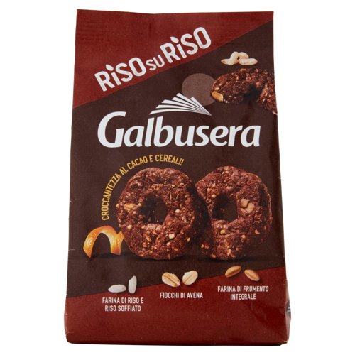 Galbusera RisosuRiso Croccantezza al Cacao e Cereali! 290 g