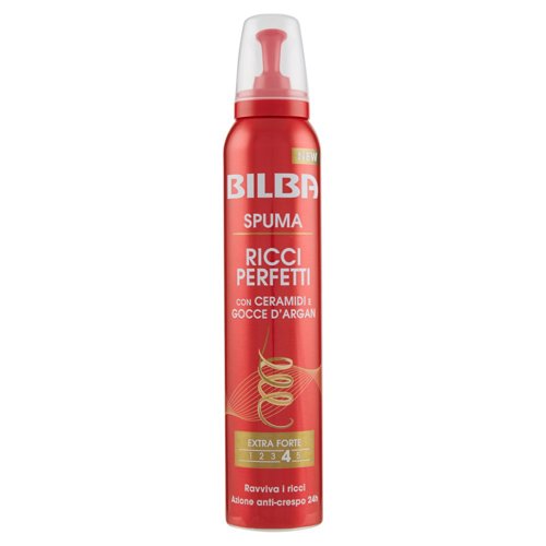 Bilba Spuma Ricci Perfetti con Ceramidi e Gocce d'Argan 200 ml