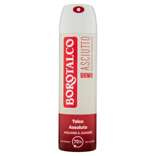 Borotalco Uomo Asciutto Profumo Ambrato Deo Spray 150 ml