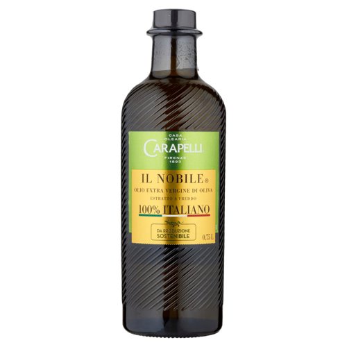 Carapelli il Nobile Olio Extra Vergine di Oliva 100% Italiano 0,75 L