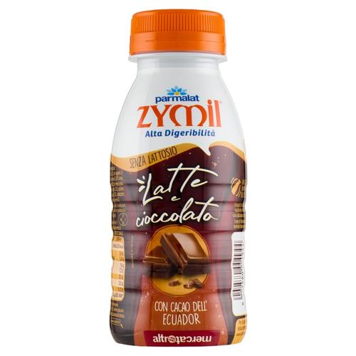 Zymil Alta Digeribilità Senza Lattosio Latte e cioccolato con Cacao dell'Ecuador altromercato 250 ml