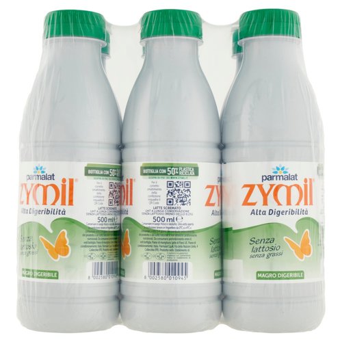 Zymil Alta Digeribilità Senza lattosio Magro Digeribile 6 x 500 ml