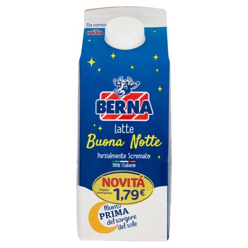 Berna Latte Buona Notte Parzialmente Scremato 100% Italiano 750 ml