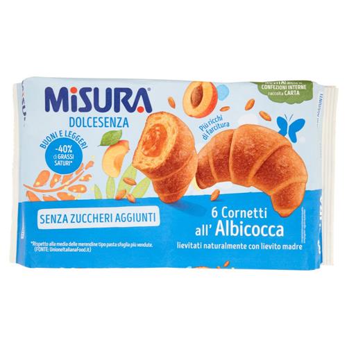 Misura Dolcesenza 6 Cornetti all'Albicocca 298 g