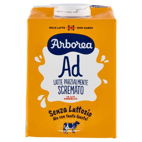 Arborea Ad Latte Parzialmente Scremato ad Alta Digeribilità Senza Lattosio 500 ml