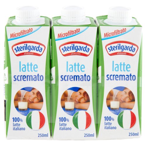 sterilgarda latte scremato Microfiltrato 3 x 250 ml