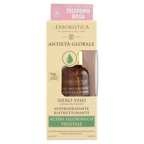 L'Erboristica Antietà Globale Siero Viso Concentrato Superidratante Ristrutturante 30 ml