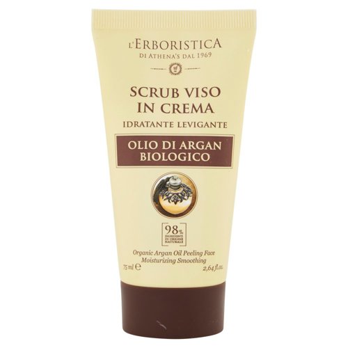 L'Erboristica Scrub Viso in Crema Olio di Argan Biologico 75 ml