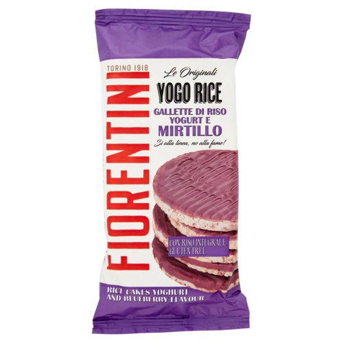 Fiorentini le Originali Yogo Rice Gallette di Riso Yogurt e Mirtillo 100 g