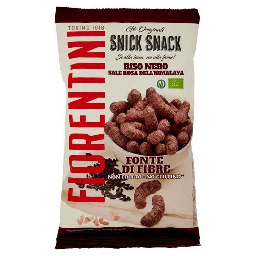 Fiorentini gli Originali Snick Snack Riso Nero Sale Rosa dell'Himalaya 45 g