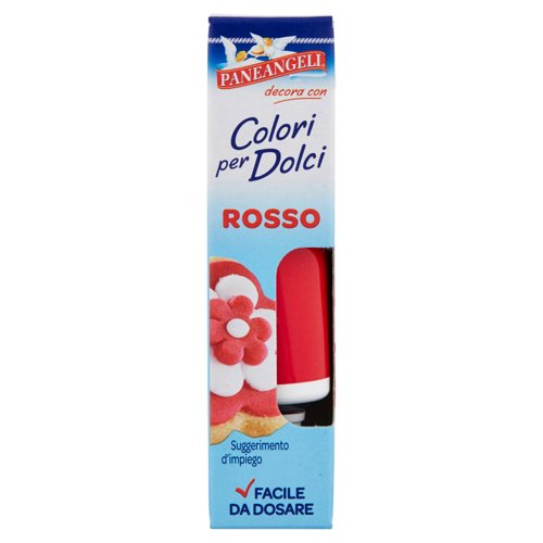 PANEANGELI decora con Colori per Dolci Rosso 10 g