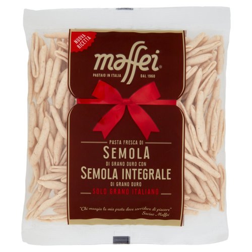 maffei Pasta Fresca di Semola di Grano Duro Fusilli con Semola Integrale 250 g