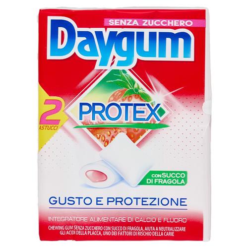 Daygum Protex con Succo di Fragola 2 x 30 g