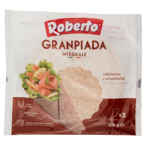 Roberto Granpiada Integrale 3 Piadine 330 g