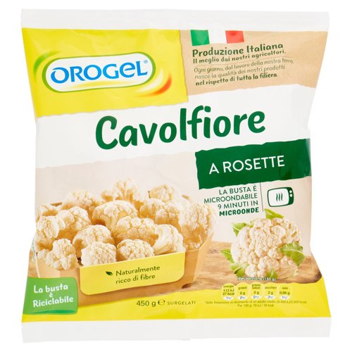 Orogel Cavolfiore a Rosette Surgelati 450 g