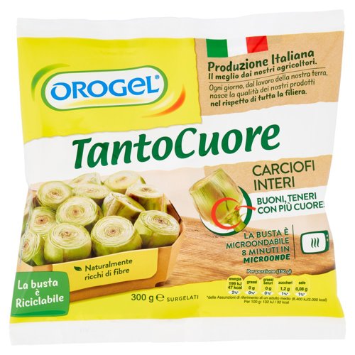 Orogel TantoCuore Carciofi Interi Surgelati 300 g