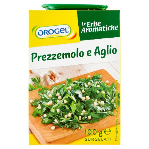 Orogel Le Erbe Aromatiche Prezzemolo e Aglio Surgelati 100 g