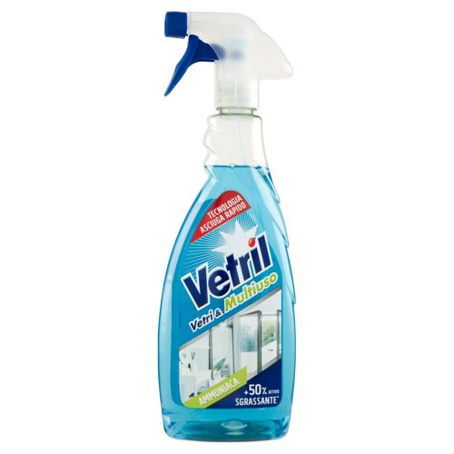 Vetril Vetri e Multiuso Ammoniaca Sgrassante 650 ml