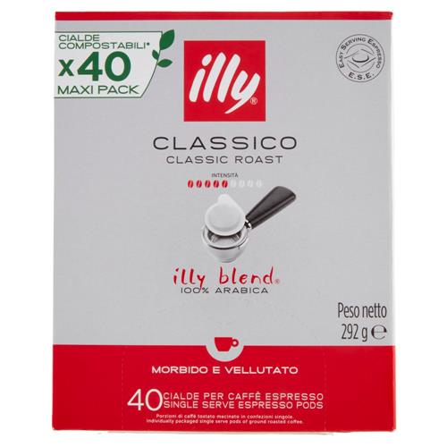 illy Classico 40 Cialde per Caffè Espresso 292 g