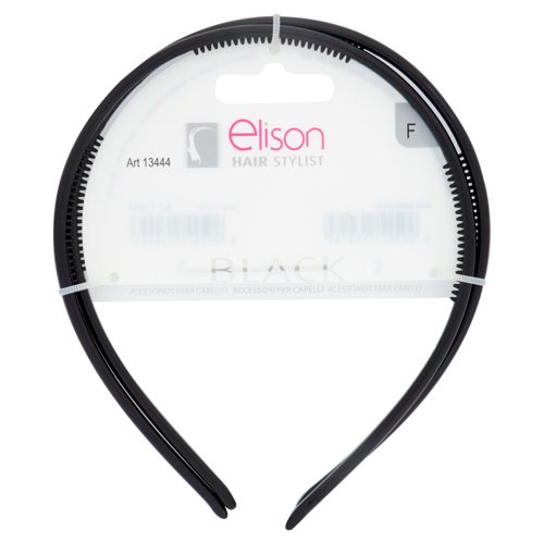 elison Hair Stlylist Cerchietto Black 2 pz