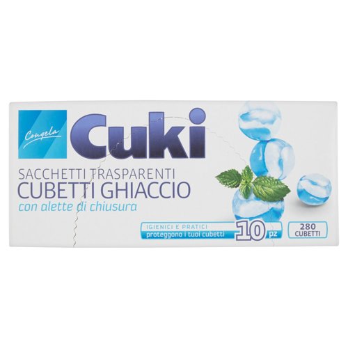 Cuki Congela Cubetti Ghiaccio (10 pezzi - 280 cubetti)