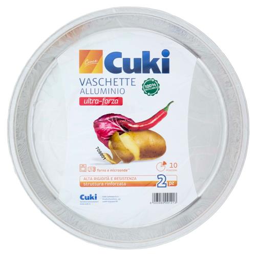 Cuki Cuoce Vaschette Alluminio ultra-forza 10 Porzioni 2 pz