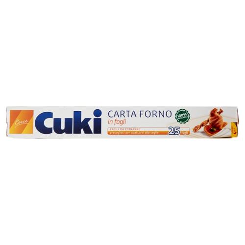 Cuki Cuoce Carta Forno in fogli 25 fogli