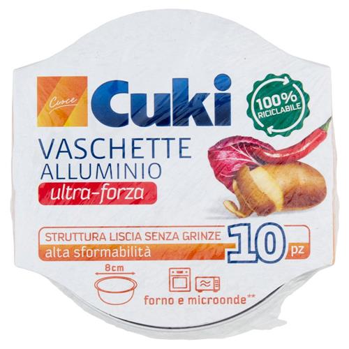 Cuki Cuoce Vaschette Alluminio ultra-forza 8cm 10 pz