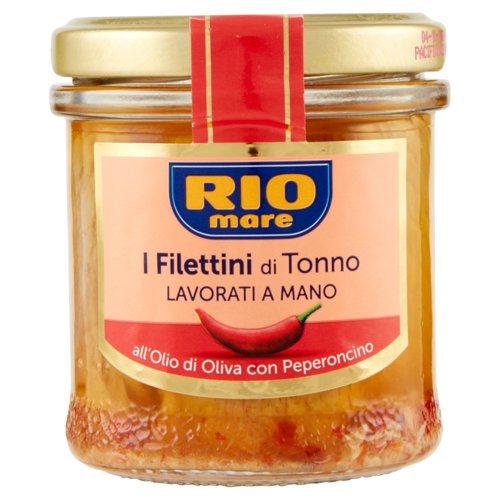 Rio mare i Filettini di Tonno all'Olio di Oliva con Peperoncino 130 g