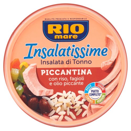 Rio mare Insalatissime Insalata di Tonno Piccantina con riso, fagioli e olio piccante 220 g