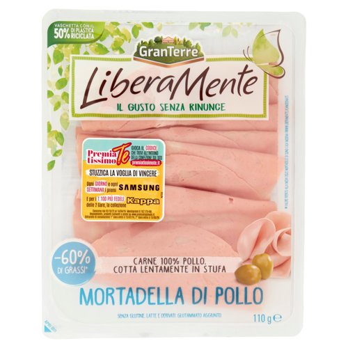 GranTerre LiberaMente Mortadella di Pollo 110 g