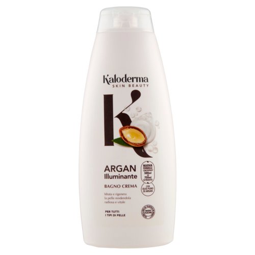 Kaloderma Illuminante Argan Bagno Crema per Tutti i Tipi di Pelle 500 ml