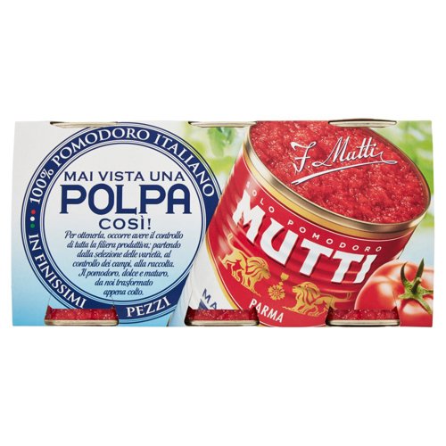 Mutti Polpa Fine Di Pomodoro Gr 400 X 3 