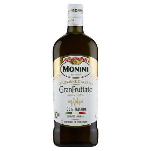 Monini Selezione Italiana GranFruttato Olio Extra Vergine di Oliva 100% Italiano 1 L